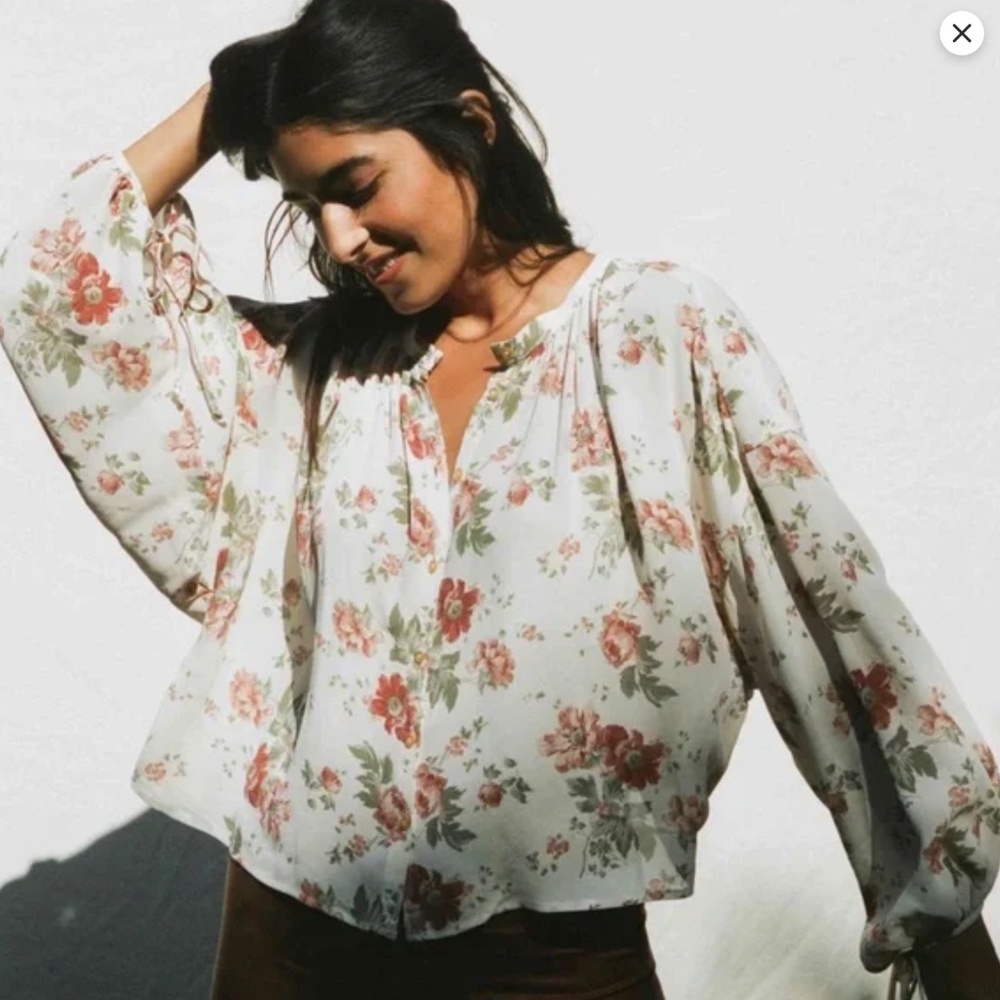 Christy Dawn Floral Faye Blouse Small
